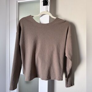 Athleta Reversible Long Sleeve Shirt/ Sweater